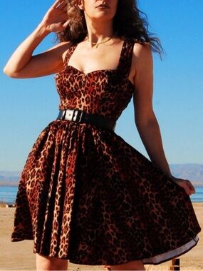 NEW Pinup Couture Leopard print dress
